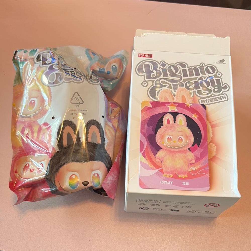 Authentic PopMart (unopened bag) Labubu “Loyalty” from Big Into Energy series
